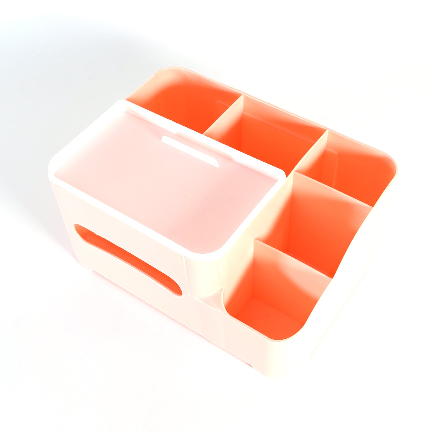 17671 Tissue Paper Storage Holder, Stationery Storage Remote Control, Decorative Pen, Pencil, Napkin, Mobile Phone Multi-Function Desk Storage Organizer for Home and Office (6 Compartment) 17671 Tissue Paper Storage Holder, Stationery Storage Remote Control, Decorative Pen, Pencil, Napkin, Mobile Phone Multi-Function Desk Storage Organizer for Home and Office (6 Compartment)